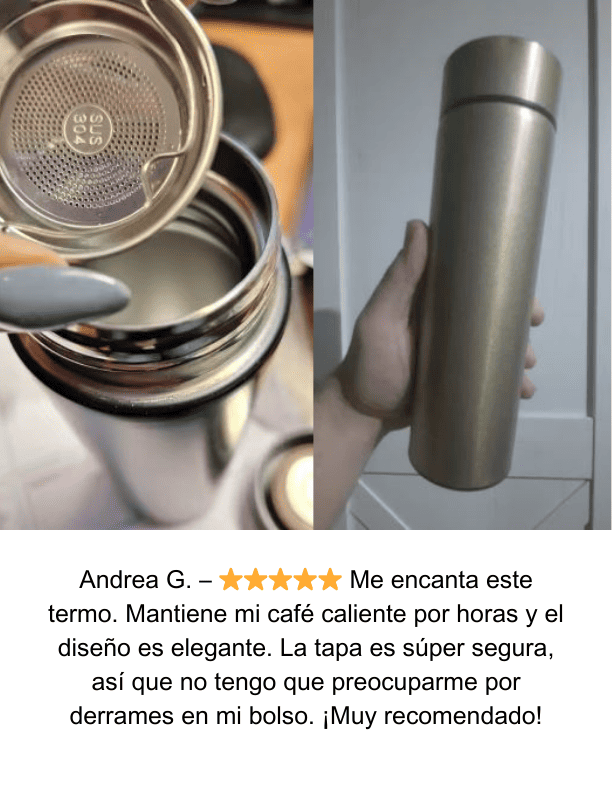Termo Inteligente - Diseño unisex, elegante, portátil y libre de BPA - Boom Shop