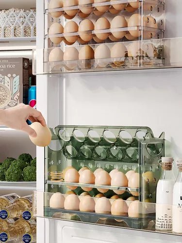 Caja de almacenamiento de huevos para tu Hogar, organizador para refrigerador, contenedores de alimentos, estuche protector para mantenimiento fresco de huevos, bandeja dispensadora, cajas de almacenamiento de cocinaContenedor de Cocina - Boom Shop