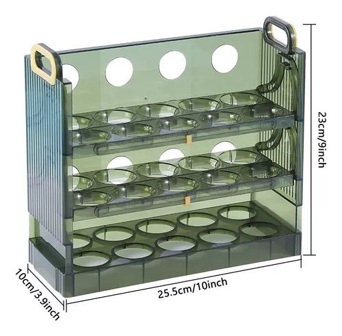 Caja de almacenamiento de huevos para tu Hogar, organizador para refrigerador, contenedores de alimentos, estuche protector para mantenimiento fresco de huevos, bandeja dispensadora, cajas de almacenamiento de cocinaContenedor de Cocina - Boom Shop