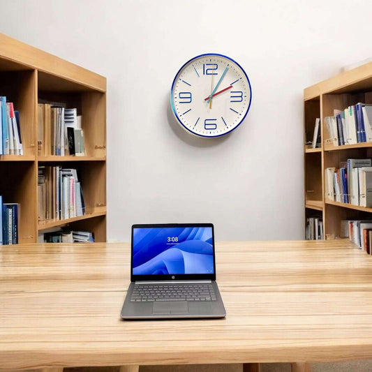 Hogar moderno con el Reloj de Pared Minimalista – Diseño Elegante de 30 cm para Decoración de Hogar u Oficina - Boom Shop